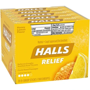 HAL9HL, Halls 9pc Honey Lemon, 312546628724