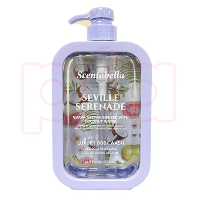 60665, Scentabella Body Wash 15oz Seville Serenade, 191554606654