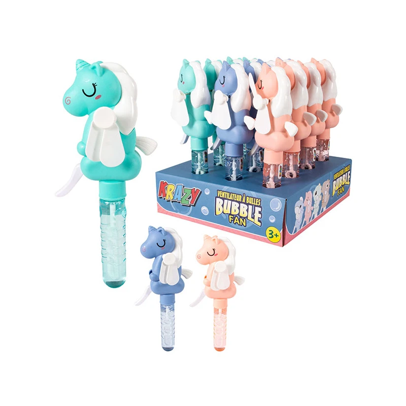 Bubble stick W/Mini Fan Unicorn