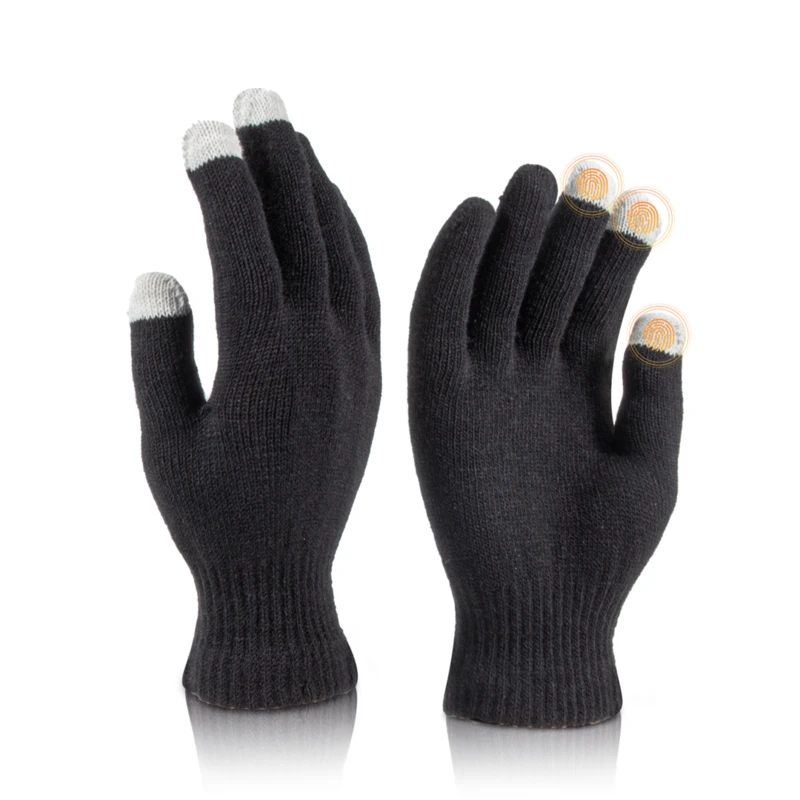 Insulated Magic Glove w/ Touch Black Only