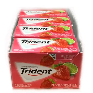 TG18BL, Trident Gum 18CT Berry Lime, 12546001915