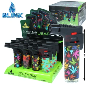 BT818, Blink 4.5" Torch Lighter Theme Leaf One, 018505144181