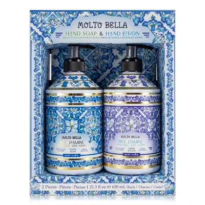 60741, Molto Bella Hand soap & Lotion set 21.3 FL OZ Blue Jasmine, 191554607415