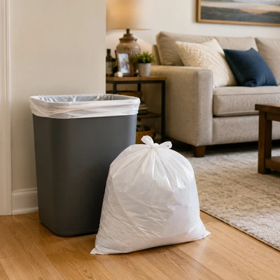 30163, XtraTuff Extra Strong Small White Trash Bags 4Gal 530CT - Lavender, 191554301634