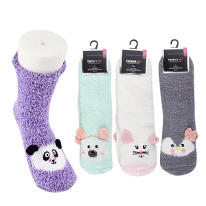12320, Thermaxxx Fuzzy Socks Animals Assorted, 191554123205