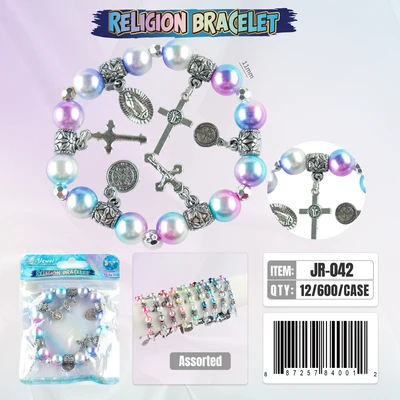 JR-042, Crystal Religion Bracelet, 887257840012