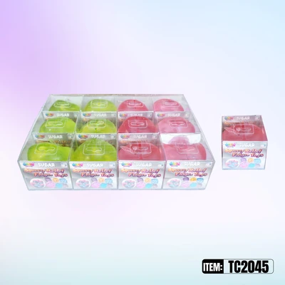 TC2045, Sugar Squeezy Relief Fidget Toys Apple 2.55"x2.55", 887258040459