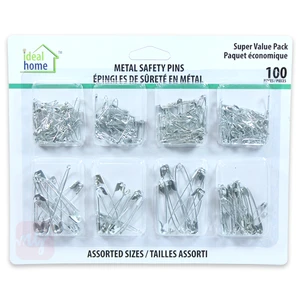 46103, Ideal Home Safety Pin 100CT, 191554461031