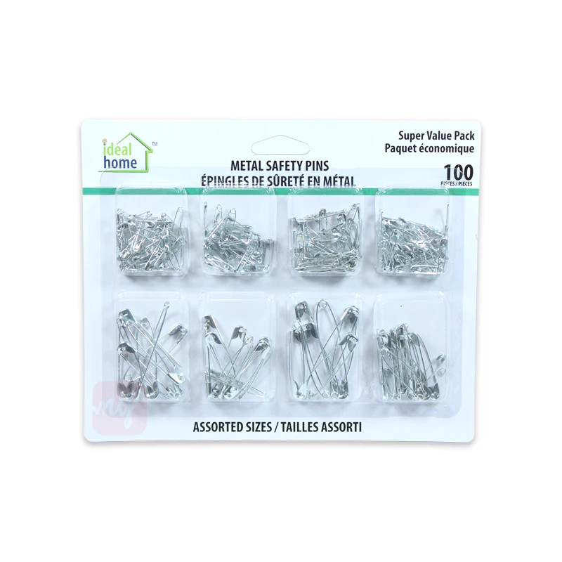 Ideal Home Safety Pin 100CT