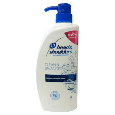 HSS720CB, Head & Shoulders Shampoo 720ml w/ Pump Clean Balance, 4902430397889