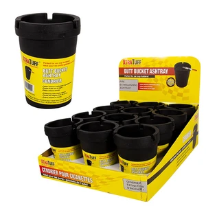 51000, XtraTuff Butt Bucket Ashtray Black, 191554510005