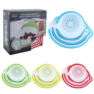 38151, Ideal Kitchen Colander & Mixing Bowl 6PK Set, 191554381513