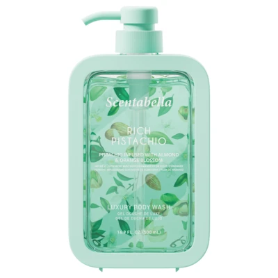 60659, Scentabella Body Wash 15ozRich Pistachio, 191554606593