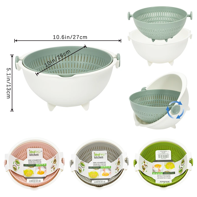 Ideal Kitchen Bowl & Colander set