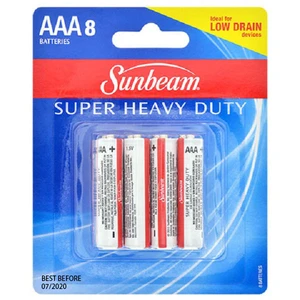 16290, Sunbeam Battery HD 8PK AAA, 629312162901