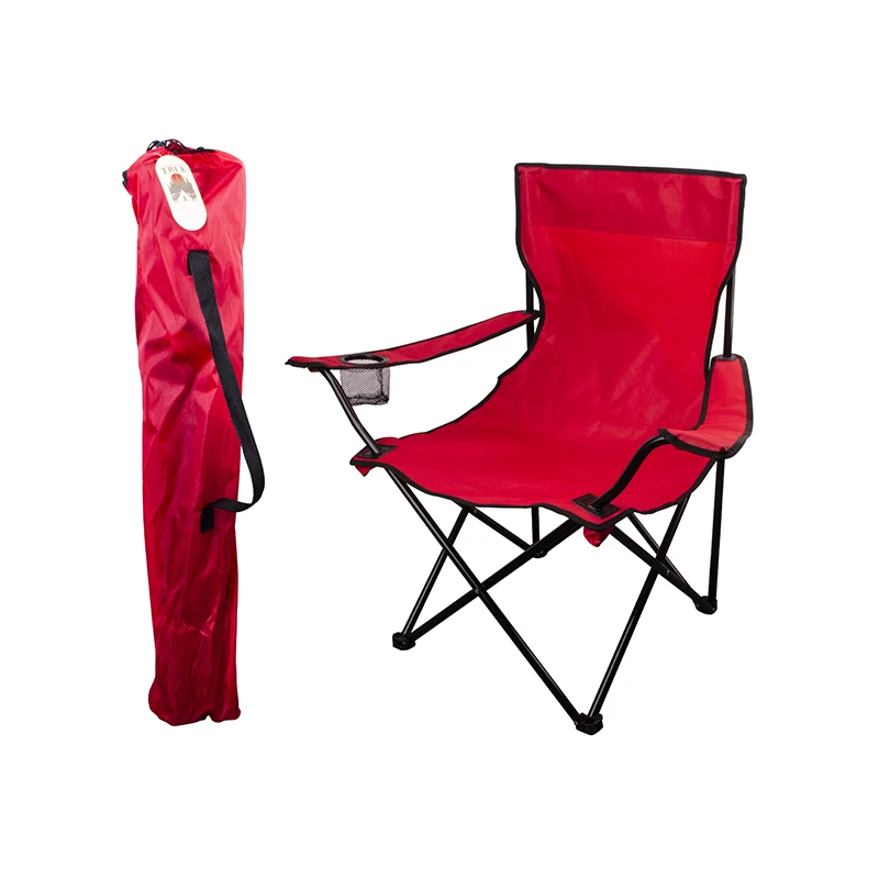 Folding Camping Chair Red 19.7*19.7*31.5 inch