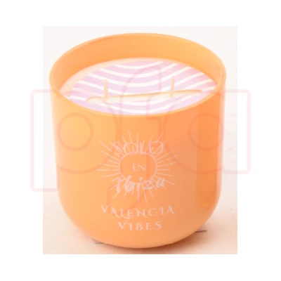 88720, Solo En Ibiza  10*10cm Glass Candle 14.11.oz/400g VALENCIA VIBES, 191554887206