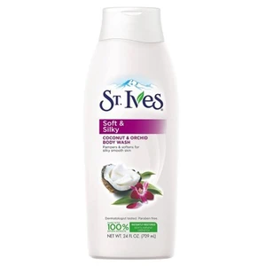 SIBW24IC, St. Ives Body Wash 24oz Indulgent Coconut, 7704340145