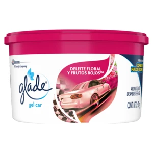 GG70DR, Glade 2.46oz(70gr) Gel Car Deleite Floral Y Frutos Rojos, 7501032929107