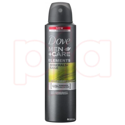 DBS150MS, Dove Body Spray 150ML Men's + Care Mineral & Sage, 8710908553820