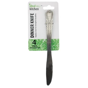 56332, Ideal Kitchen Stainless Steel 4PK Dinner Knife, 191554563322