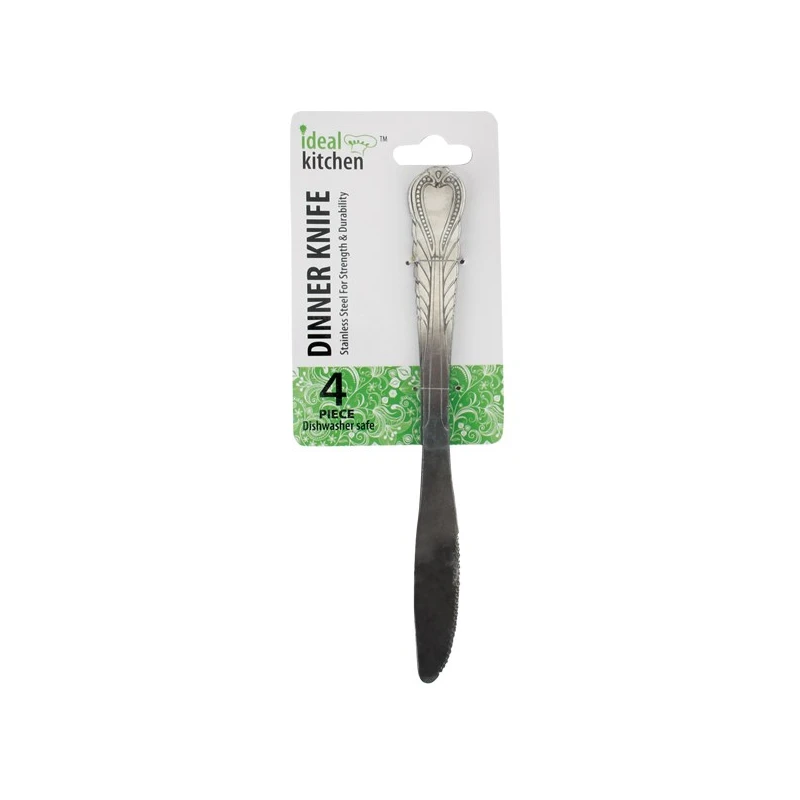 Ideal Kitchen Stainless Steel 4PK Dinner Knife