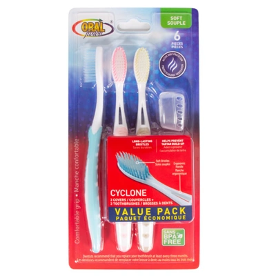 68065, Oral Fusion Toothbrush 6pk, 191554680654