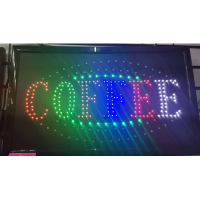 HY-049B, LED COFFEE SIGN 21.5'X13'X1"