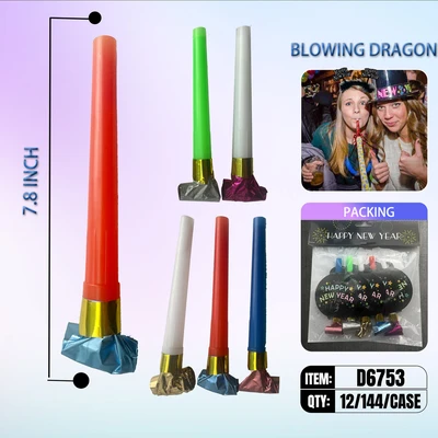 D6753, New Year Paper Blowing 6/pcs/Set, 887257567537