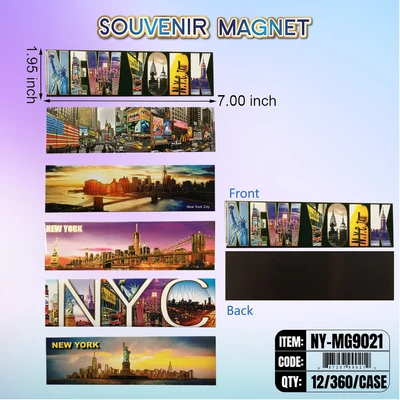 NY-MG9021, New York Souvenir Board Magnet, 887257990212