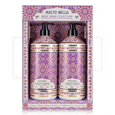 60689, Molto Bella Body Wash  33.8 FL OZ  2PK Fresh Lavender, 191554606890