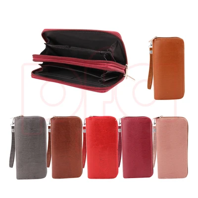 91133, CC Wallet Dual Zipper Lines, 191554911338