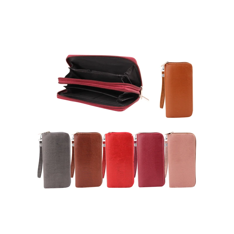 CC Wallet Dual Zipper Lines