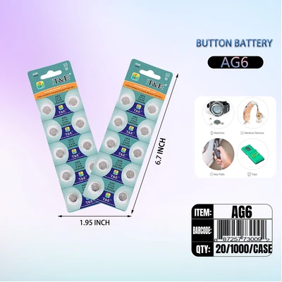 AG06, Botton Cell Battery-(AG06)=LR920-LR69-L921, 6970905251002