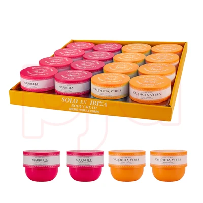 88868, Solo En lbiza Body Cream Display Assorted  8fl.oz/236g, 191554894556