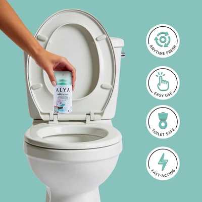 99127, ALYA Bathroom Automatic Spray Refill 5.5oz – Cool Linen, 8696601064286