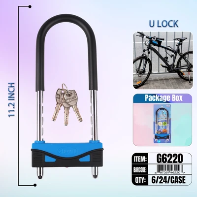 G6220, Bicycle U-Lock 11.2", 887257462207