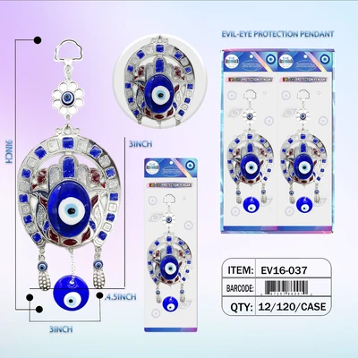 EV16-037, EVIL-EYE PROTECTION PENDANT, 887257860010