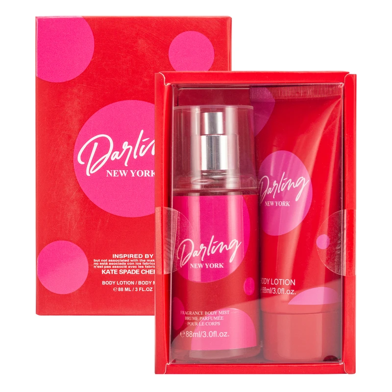 Women's 2pcs Gift Set DARLING 88ml/3fl.oz Body Mist 88ml3fl.oz Body Lotion