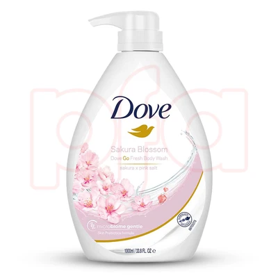 DBW1-SB, Dove Body Wash 1L 33.8oz Sakura Blossom, 8901030857423