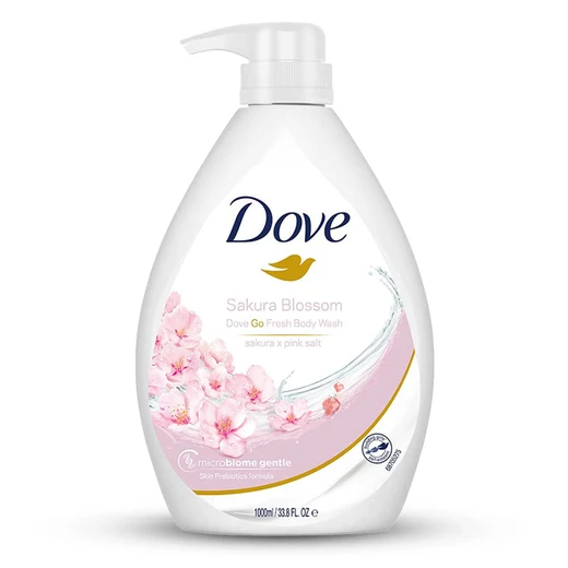DBW1-SB, Dove Body Wash 1L 33.8oz Sakura Blossom, 8901030857423