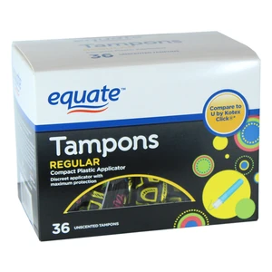 T10970, Equate Tampons 36ct Unscented Regular, 681131027168