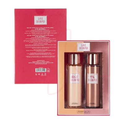 88422, Body Mist Women's 2pcs Set  LOVE DIAMOND 2×6.1fl.oz/180ml, 191554884229