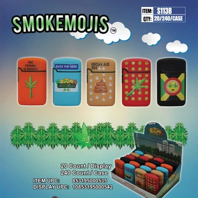S113B, SMOKEMOJIS BLUE SQUARE TORCH, 10853195000532