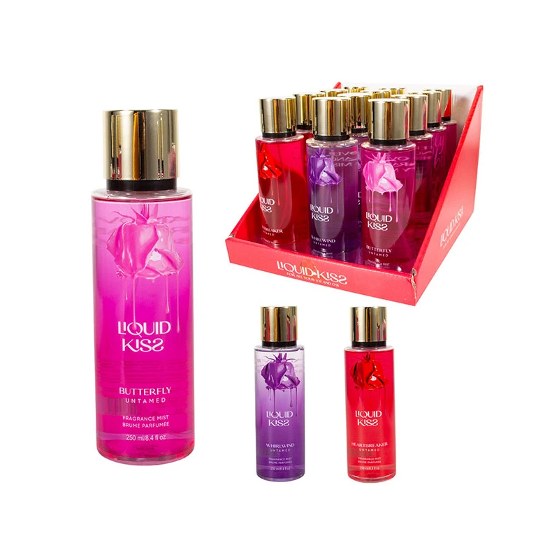 LIQUID KISS Women's Body Mist 8.4oz Display