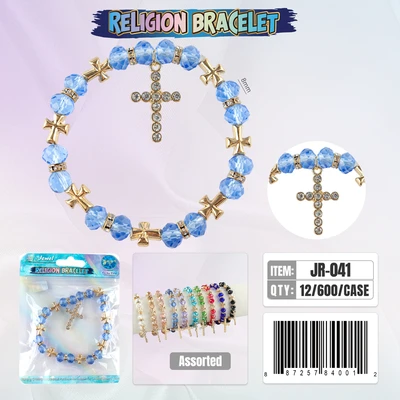 JR-041, Crystal Religion Bracelet, 887257840012
