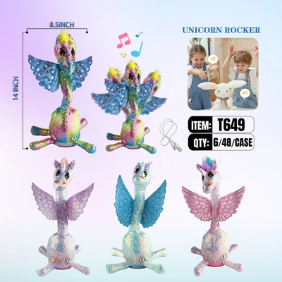 T649, Unicorn DANCING TOY 6/Mix