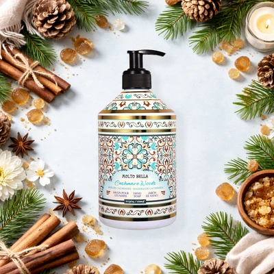 60685, Molto Bella Hand Soap 21.3oz – Cashmere Woods, 191554606852