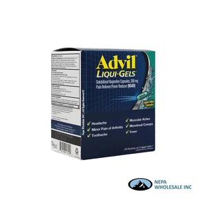 ADV25LG, Advil Liguid Gel Dispenser 25 x 2’s, 815556020934