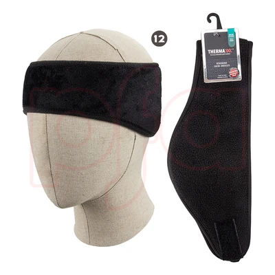 14105, Thermaxxx Fleece Headband 2 ways, 191554141056